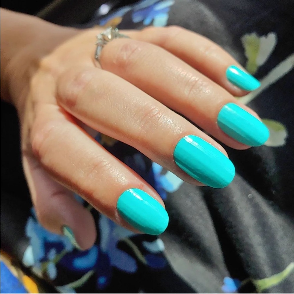 *Retired* Color Street: Wicked Cool | Teal Blue Bright Neon Summer Spring Beach - Picture 6 of 14